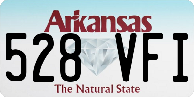 AR license plate 528VFI