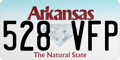 AR license plate 528VFP