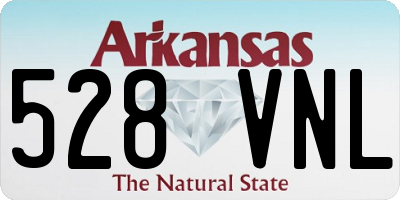 AR license plate 528VNL
