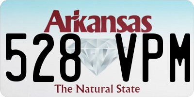 AR license plate 528VPM