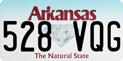 AR license plate 528VQG