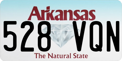 AR license plate 528VQN