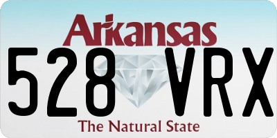 AR license plate 528VRX