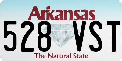AR license plate 528VST