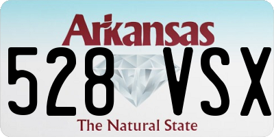 AR license plate 528VSX