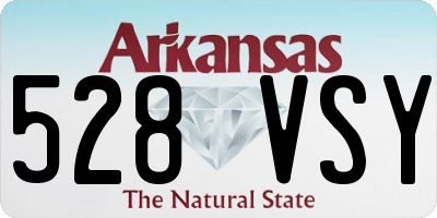 AR license plate 528VSY