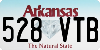 AR license plate 528VTB