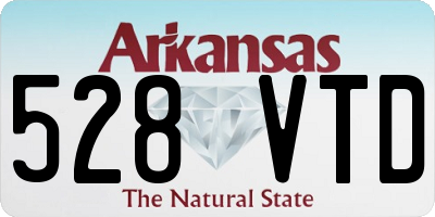 AR license plate 528VTD