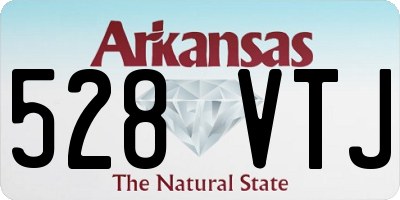 AR license plate 528VTJ