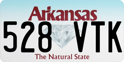 AR license plate 528VTK