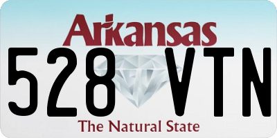 AR license plate 528VTN