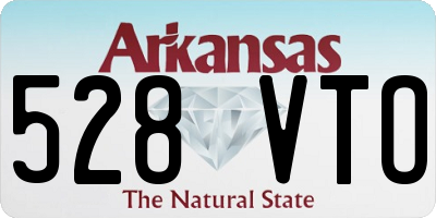 AR license plate 528VTO