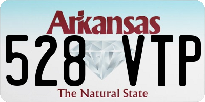 AR license plate 528VTP
