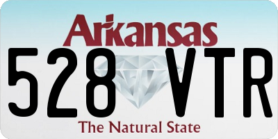 AR license plate 528VTR