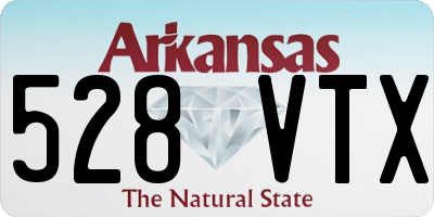 AR license plate 528VTX