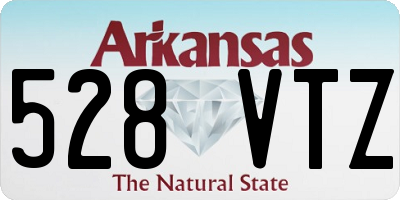 AR license plate 528VTZ