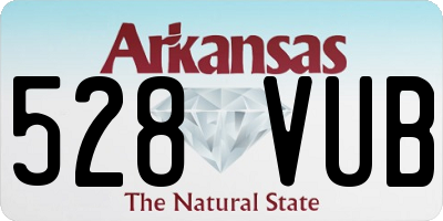AR license plate 528VUB