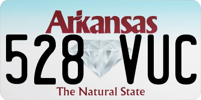 AR license plate 528VUC