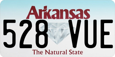 AR license plate 528VUE