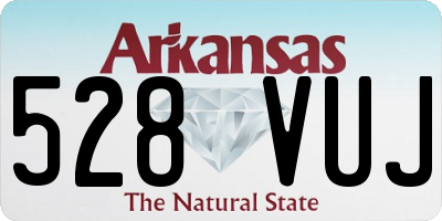 AR license plate 528VUJ