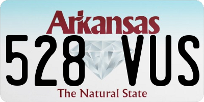AR license plate 528VUS