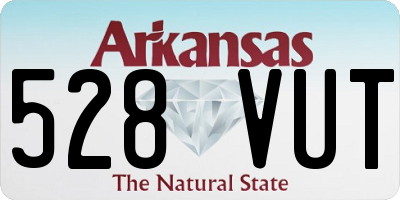 AR license plate 528VUT