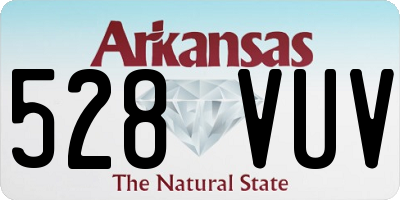 AR license plate 528VUV