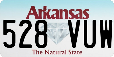 AR license plate 528VUW