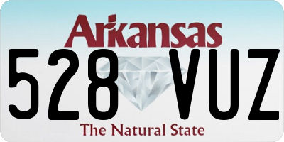 AR license plate 528VUZ