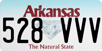 AR license plate 528VVV