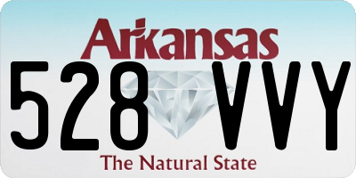 AR license plate 528VVY