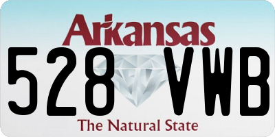 AR license plate 528VWB