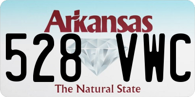 AR license plate 528VWC
