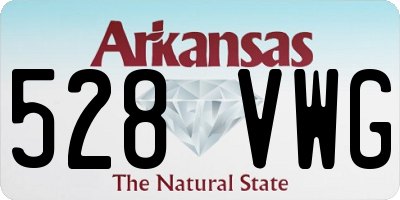AR license plate 528VWG