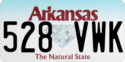 AR license plate 528VWK