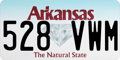 AR license plate 528VWM