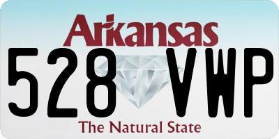 AR license plate 528VWP