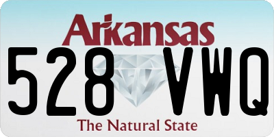 AR license plate 528VWQ