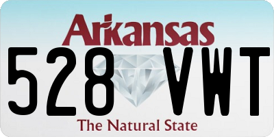 AR license plate 528VWT