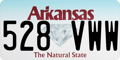 AR license plate 528VWW