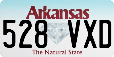 AR license plate 528VXD