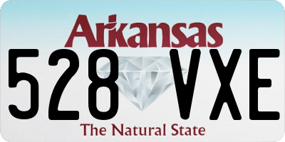 AR license plate 528VXE