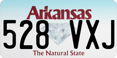 AR license plate 528VXJ