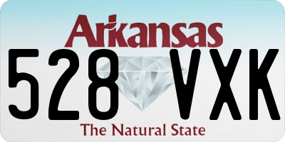 AR license plate 528VXK