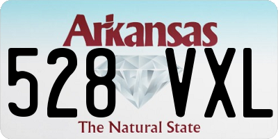 AR license plate 528VXL
