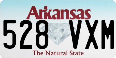 AR license plate 528VXM