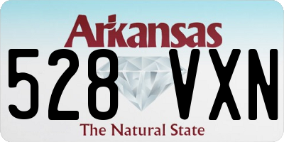 AR license plate 528VXN