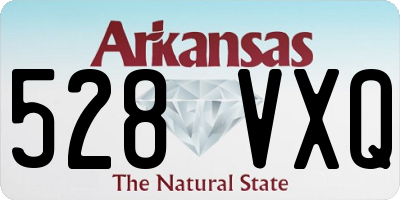 AR license plate 528VXQ
