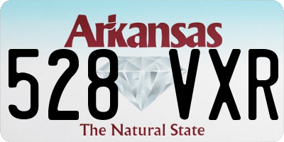 AR license plate 528VXR