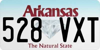 AR license plate 528VXT